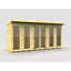 14ft x 4ft Pent Summer House (Full Height Window)