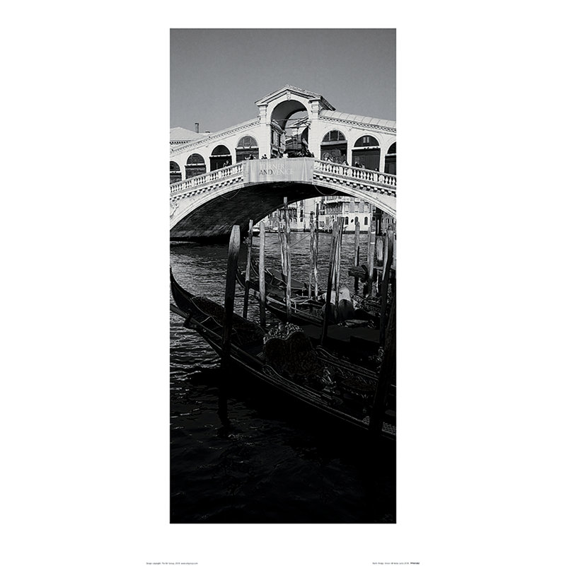 Rialto Bridge, Venice by Heiko Lanio - No Frame Print