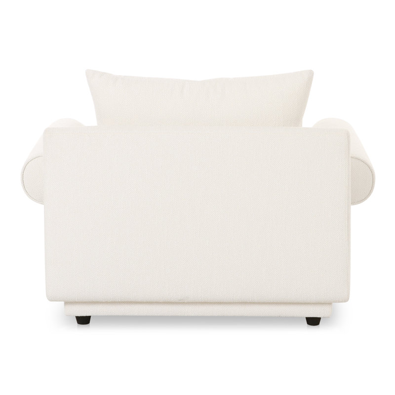 Catalya Armchair, Novax White Boucle