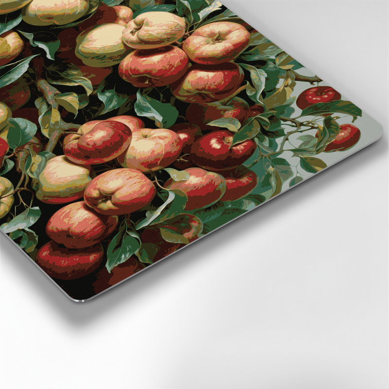 «Fruit Malay Apple», art mural en métal noir