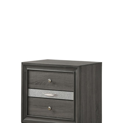Table de chevet Matrix - gris
