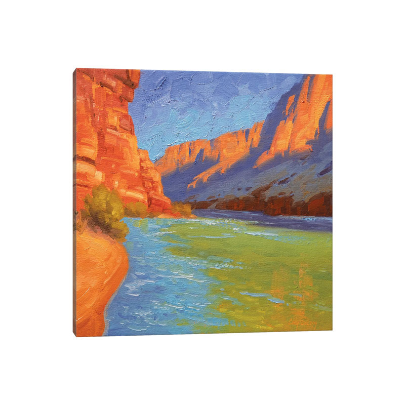 Study For Sun And Sandstone by Cody DeLong - Gallery-Wrapped Canvas Giclée on Canvas, 45.72 cm H x 45.72 cm W x 3.175 cm D