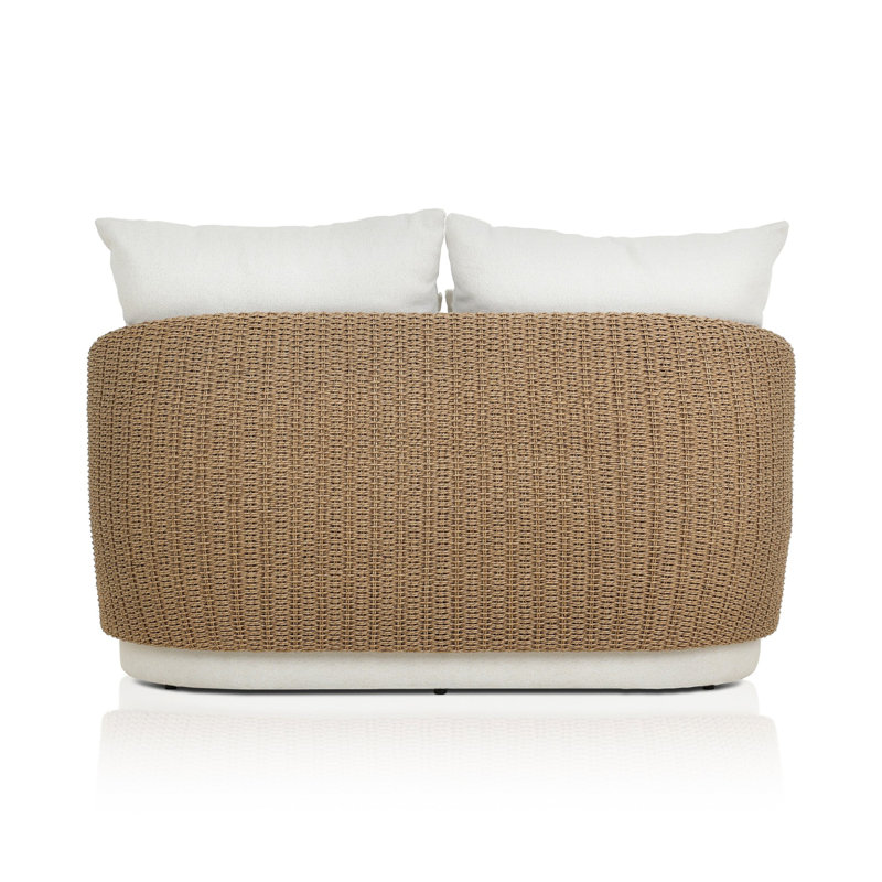 Maven Outdoor Chaise Lounge, Natural, Alessi Linen