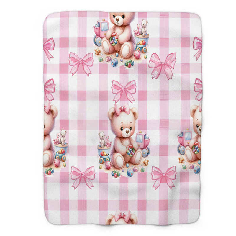 Girl Snug - Couverture sherpa de qualité supérieure 1 pièce, L 60 po x L 80 po