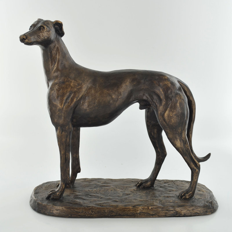 Greyhound Dog Sculpture By Harriet Glen