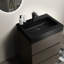Rangement de salle de bain moderne -, gris, rangement silencieux pour meuble-lavabo gris, silencieux