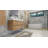 Carnetta Single Bathroom Vanity with Wood, Acrylic Top-1416163434