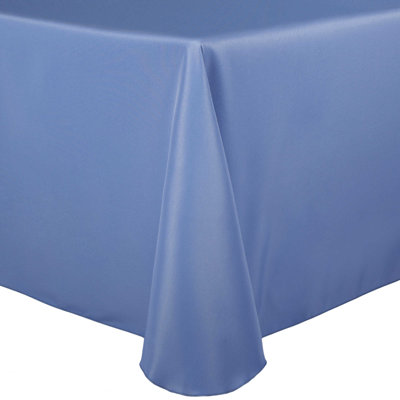 3 Pack Oval Polyester Linen Tablecloth