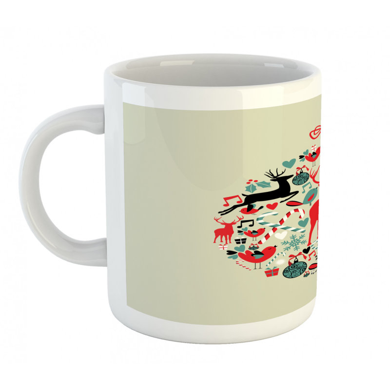 Grande tasse à café saison célébration