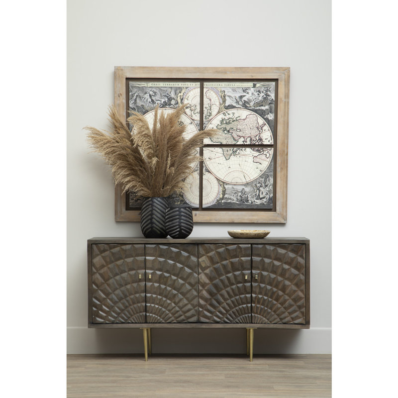 Birkholz 152cm Solid Wood Sideboard