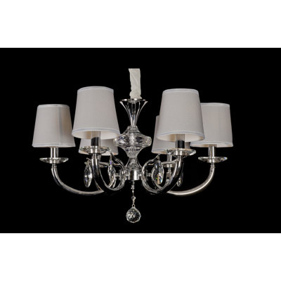 Intense 6 - Light Shaded Chandelier