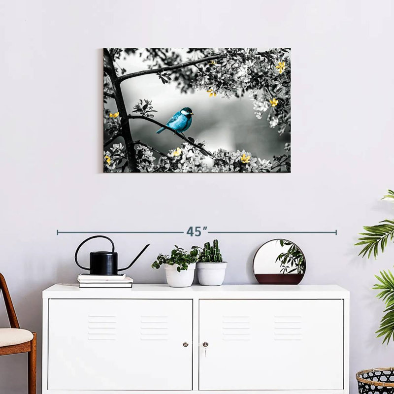 Brampt Blue Tit Pop, 20" H x 30" W