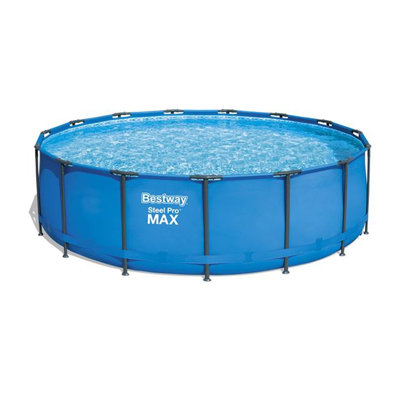 Steel Round Frame Set Pool H x W x L , with Pump Included