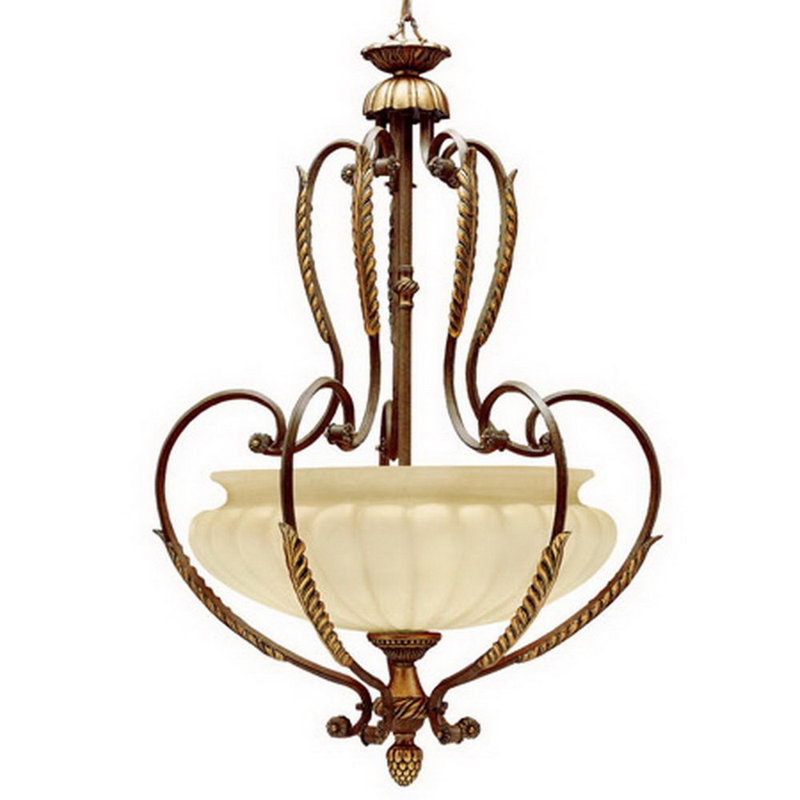 Luminaire suspendu bol à 5 lumières unique Williamsville