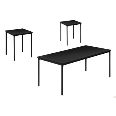 Table Set, 3Pcs Set, Coffee, End, Metal
