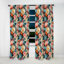 Rideau damassé obscurcissant de couleur douce - Paisley Garden Playfulness - 1 panneau