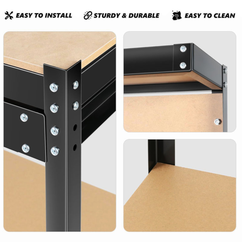 63" Tools Cabinet Working Tables Workbench Tool Storage Workshop Table With Drawers And Pegboard