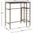 CuisinSmart Dining Table Set for 2, Kitchen Table with 2 Upholstered Bar Chairs, Counter Height Bar Kitchen Table Set with Storage Shelf, Kitchen Bar Table Set for Small Space, Apartment