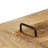 Tierney Glass Top End Table