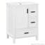 Meuble-lavabo moderne de 24 pouces avec lavabo en céramique, tablette de porte double couche et 3 tiroirs-1881044142
