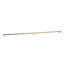 Emtek Select Bar Cabinet Pull 36" C-C, Rectangular Bar Stem, Knurled Bar-394409441