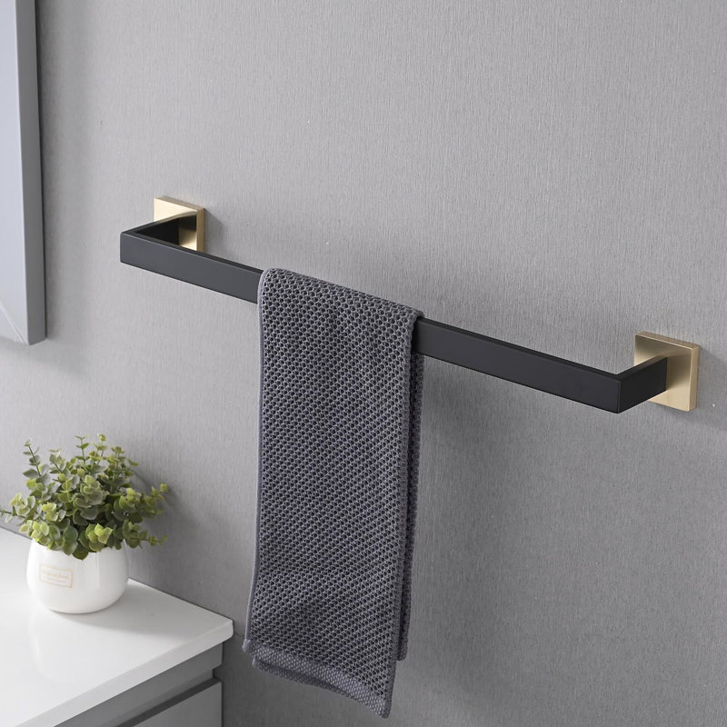 4 304 Bathroom Goods - Tarnish-, Modern Style, Kitchen & Living Room Use Accessories 304, Rust-, Aesthetics, Black/Gold
