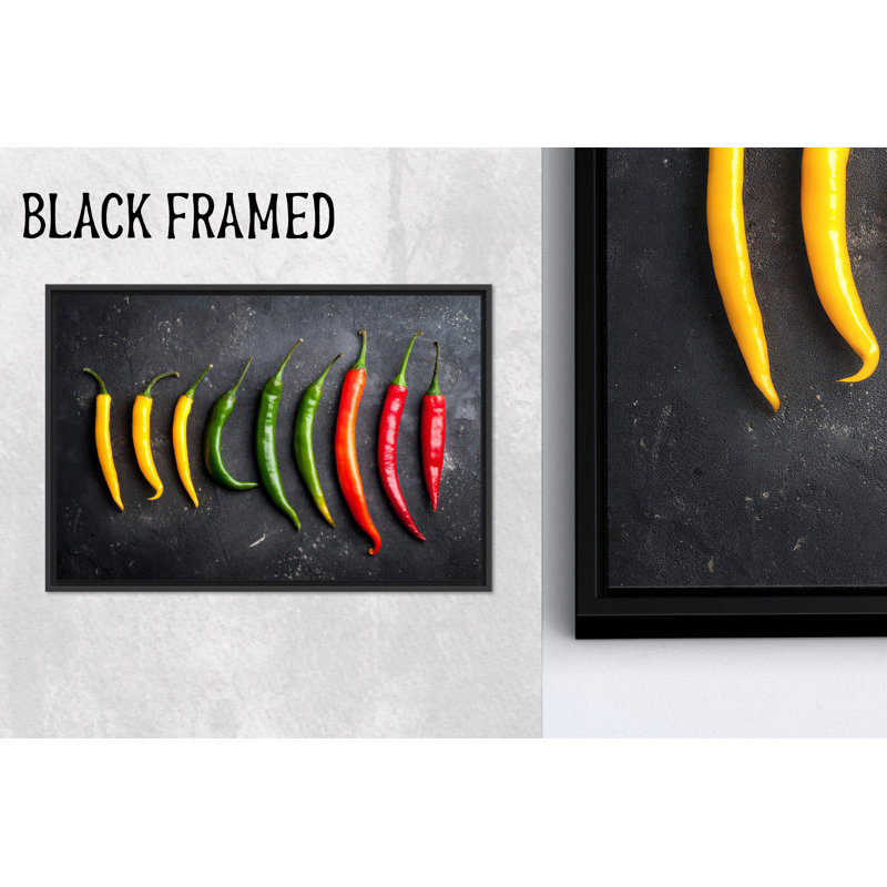 «Vibrant Kitchen», impression sur toile murale décorative colorée 1P, 27,6 po H x 39,4 po l