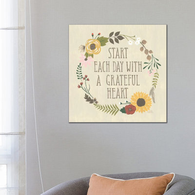 Autumn Garden IV by Laura Marshall - Wrapped Canvas Print