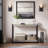 40" Console Table, 2-Tier Farmhouse Narrow Entryway Table , Long Sofa Table-1422899762
