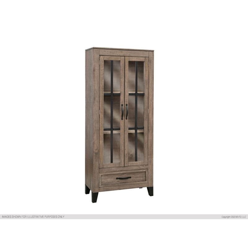 Giric Solid Wood Accent Cabinet