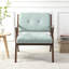 Chaise d'appoint 30 po moderne Mid-Century avec coussins moelleux