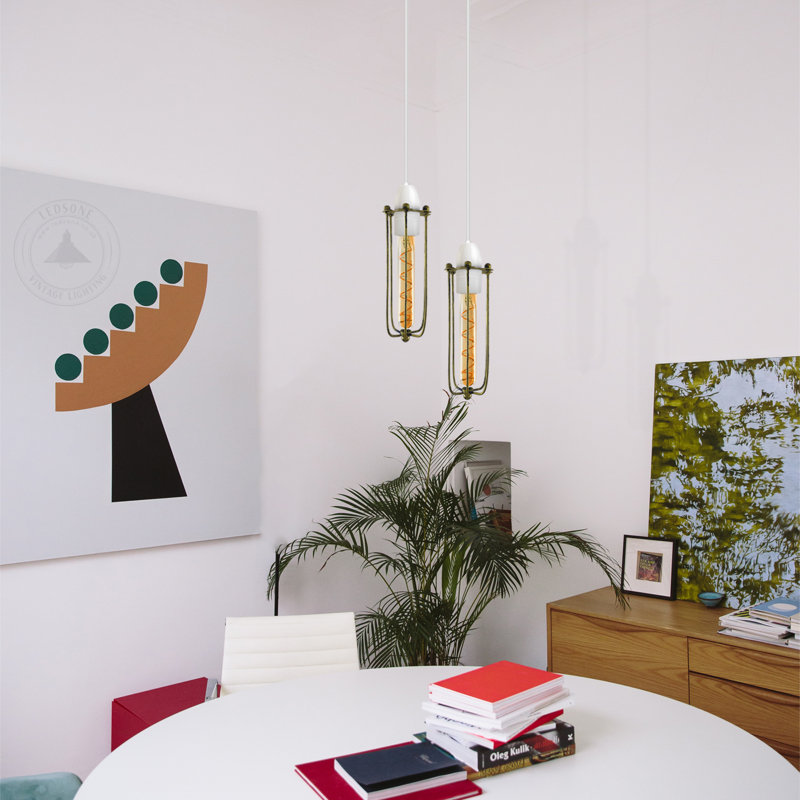 23cm H Metal Novelty Lamp Shade, Brushed Brass