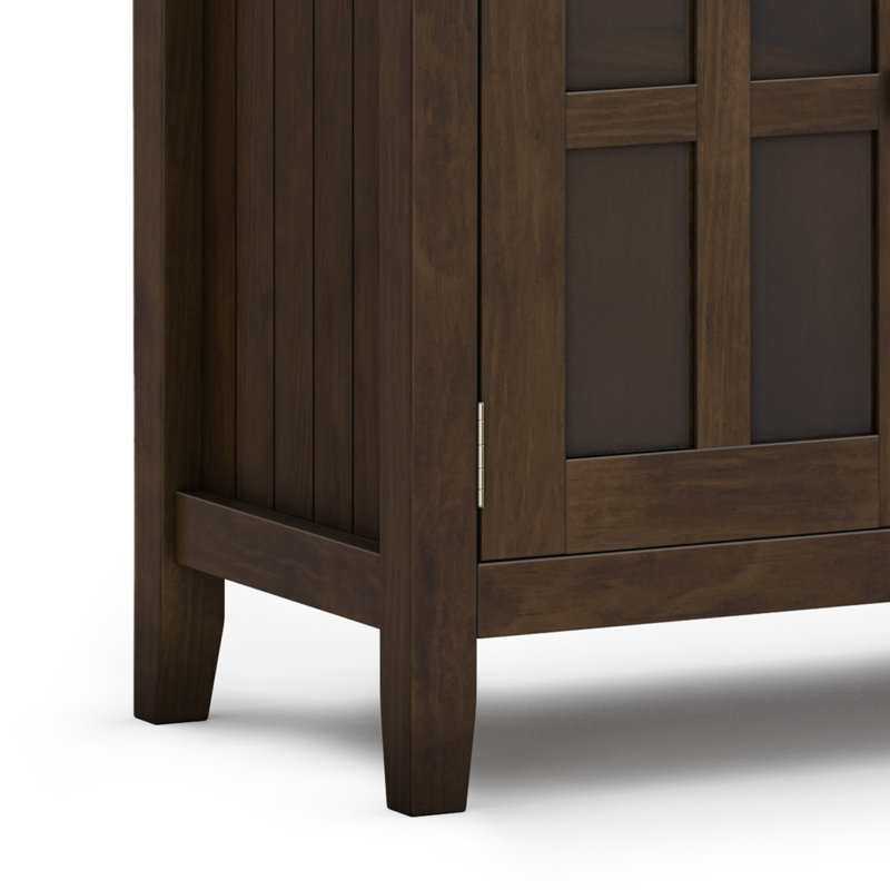 Acadian 60'' Brunette Brown Solid Wood Sideboard Buffet