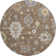 Premium Machine Washable Prisco Chocolate Rug