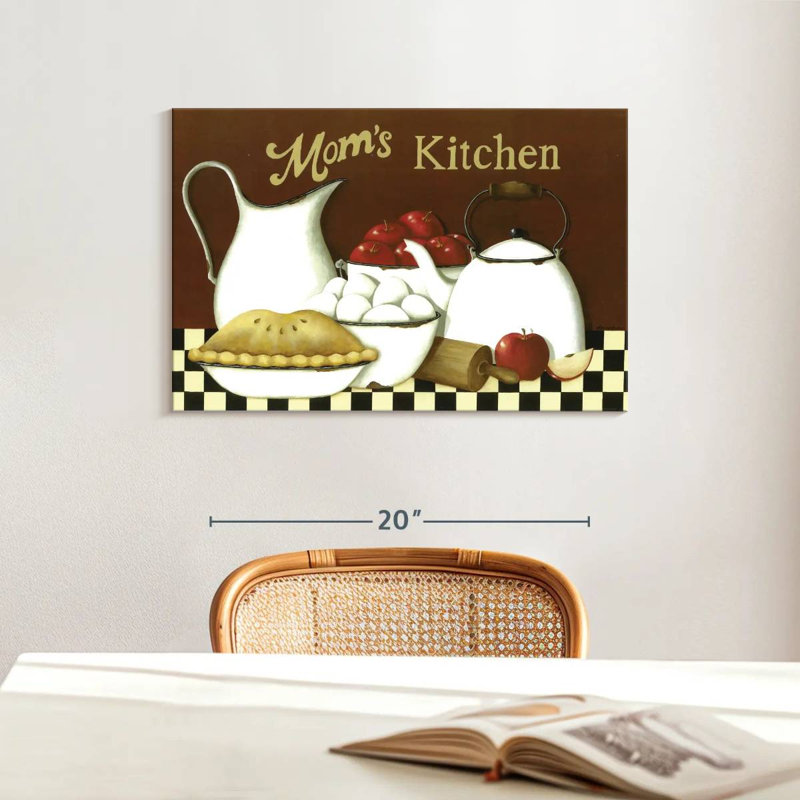 Kema Mom's Kitchen Wall Sign, 16" H x 24" W