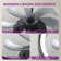 20" Flush Mount Ceiling Fan with Light and Remote & App Control