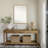 Incline Non-Beveled Wood Framed Wall Mirror-119688955-119688951
