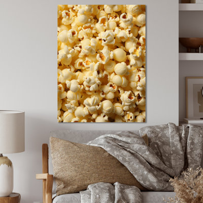 Écran Popcorn Elegance II - Art mural en métal Popcorn