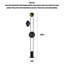 Lampe sur pied Sleek