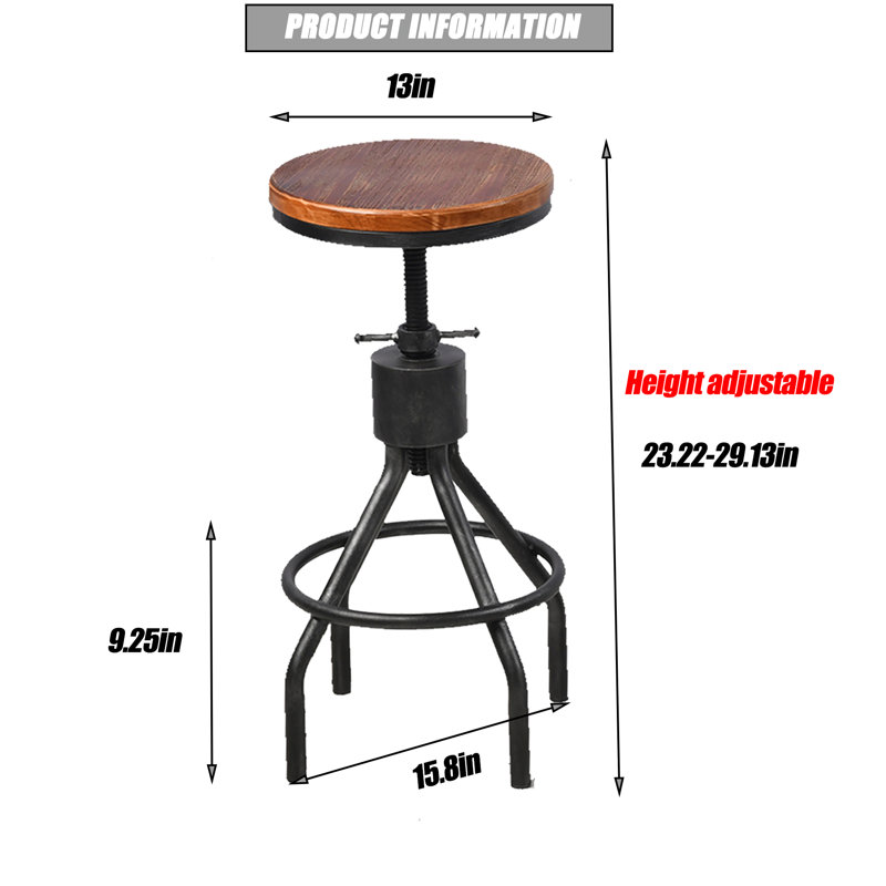 Polett 2 - Person Pine Solid Wood Top Pedestal Dining Set