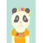 «Fancy Animals IV» de Kim, reproduction sur toile tendue-1139781299