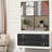 Engineered Wood Flat Wall Mirror