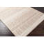 Tapis géométrique en laine tissé à plat à la main Vannie-674824102
