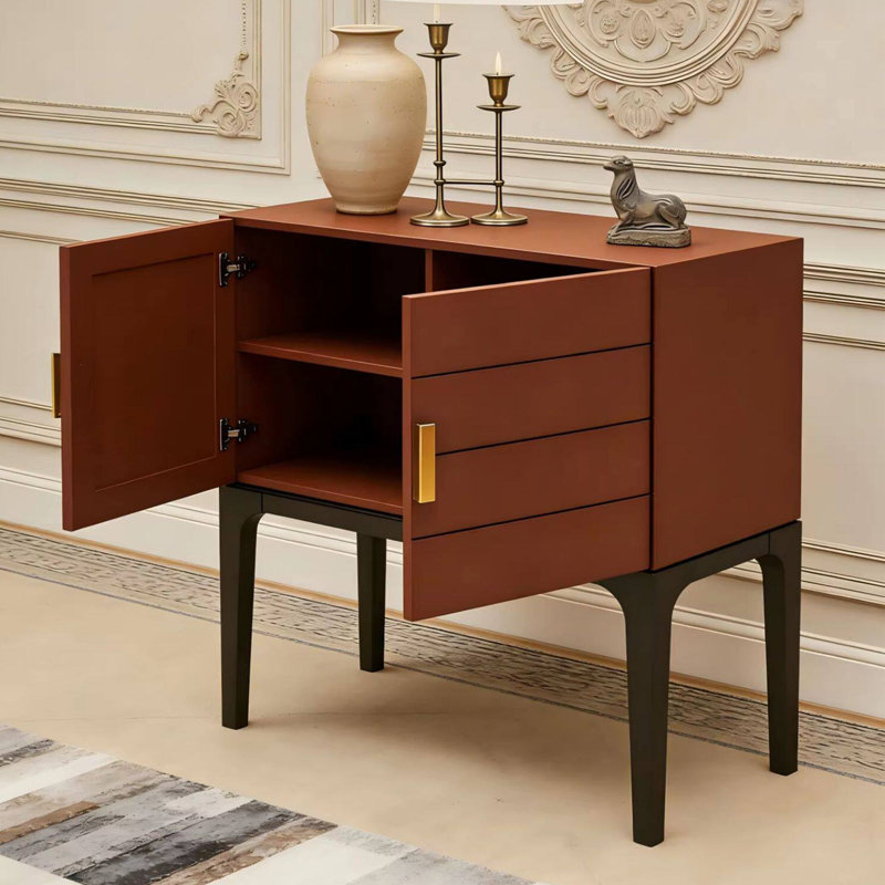 Console moderne minimaliste moderne, H 35,43 po x l 39,37 po x P 15,75 po