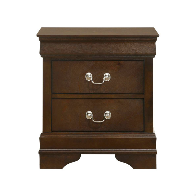 Table de chevet avec 2 tiroirs