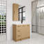 Meuble-lavabo moderne 36 po avec armoire de rangement et tiroirs Arden