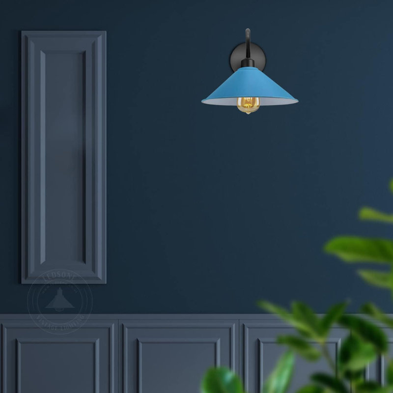Armed Sconce, Blue