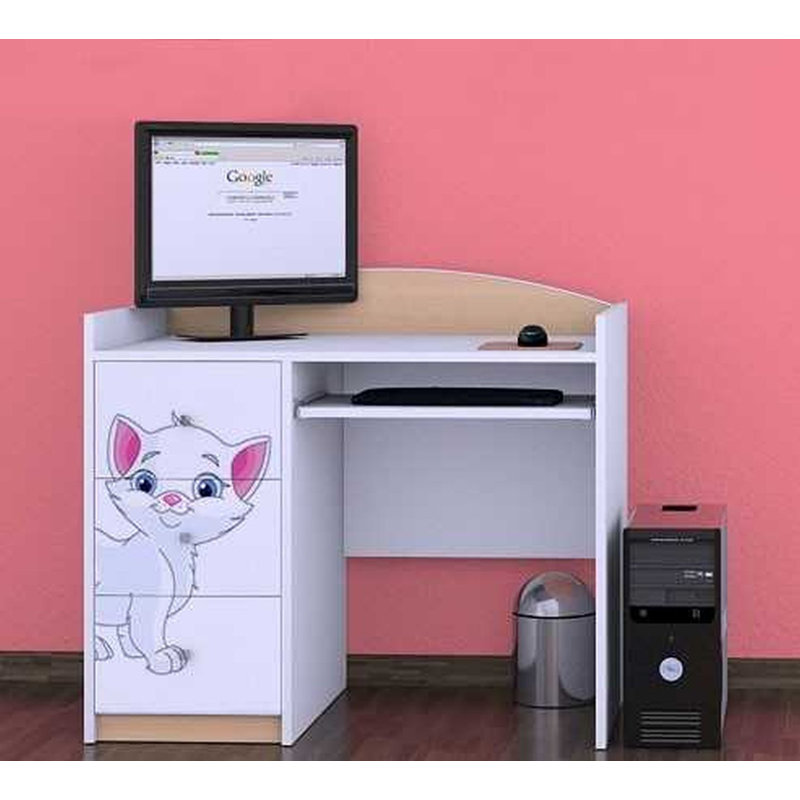 Benno 100cm Computer Desk, Beige