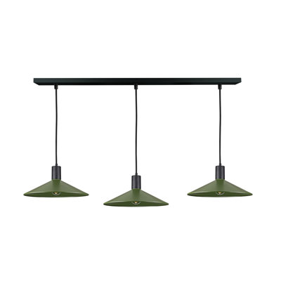 3 - Light Matte Black Dome Pendant