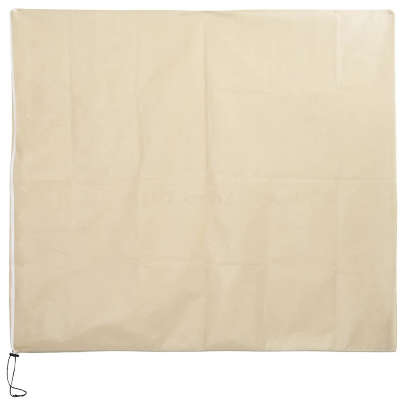 Blayn Plant Fleece Cover, Beige, 137.80" H x 154.72" W